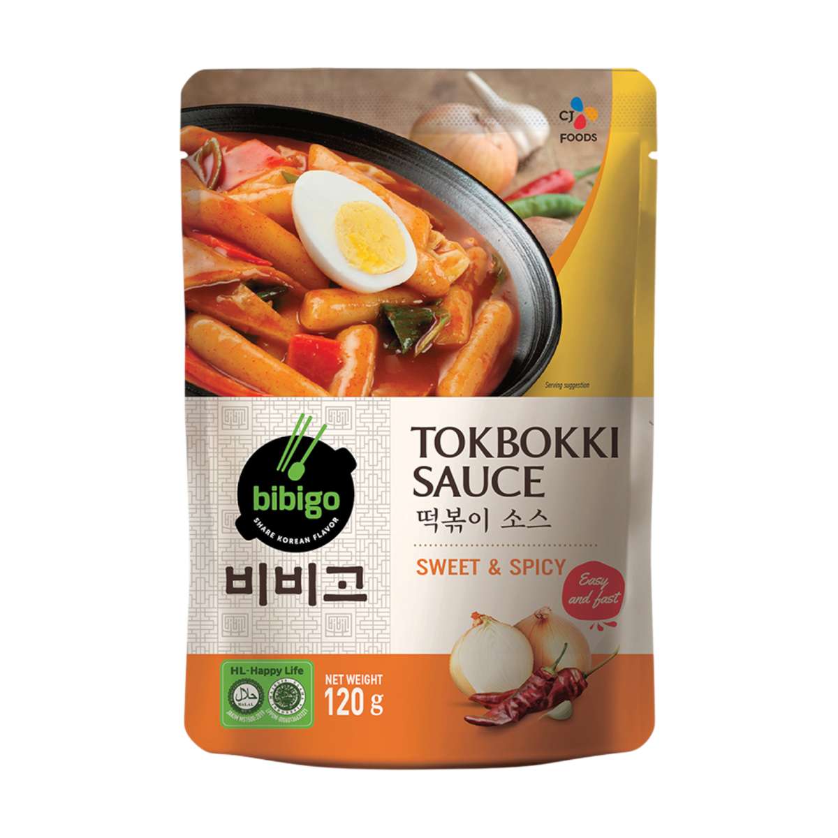 Bibigo Tokbokki Sauce Sweet & Spicy 120g