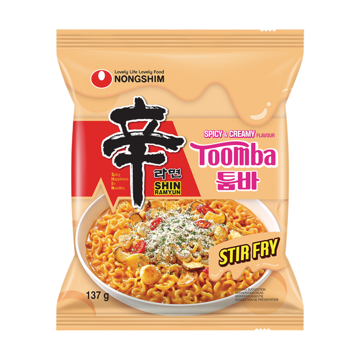 Nongshim Instant Nudeln Shin Ramyun Toomba 137g