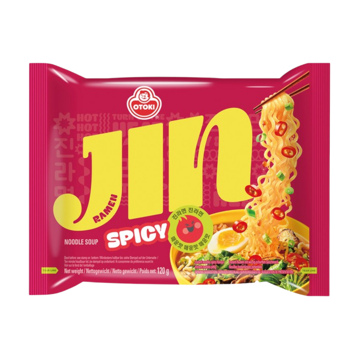 Otoki Instant Nudeln Jin Ramen Scharf 120g