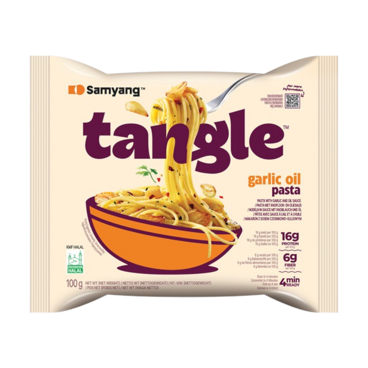Tangle Pasta mit Knoblauch Öl 100 g